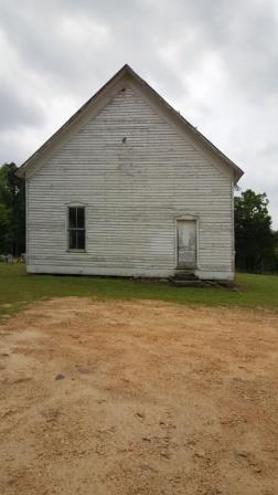 another view of an old church in Izard County
