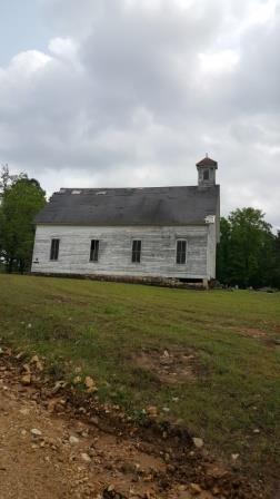 an old church in Izard County